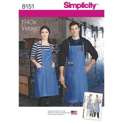 8151 BACK WRAP TIED POCKET SKIRT PATTERN 10-14